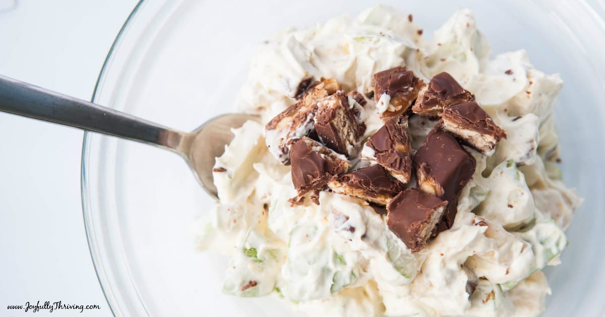 Easy 5-Ingredient Snickers Salad: Your Go-To Potluck Dessert