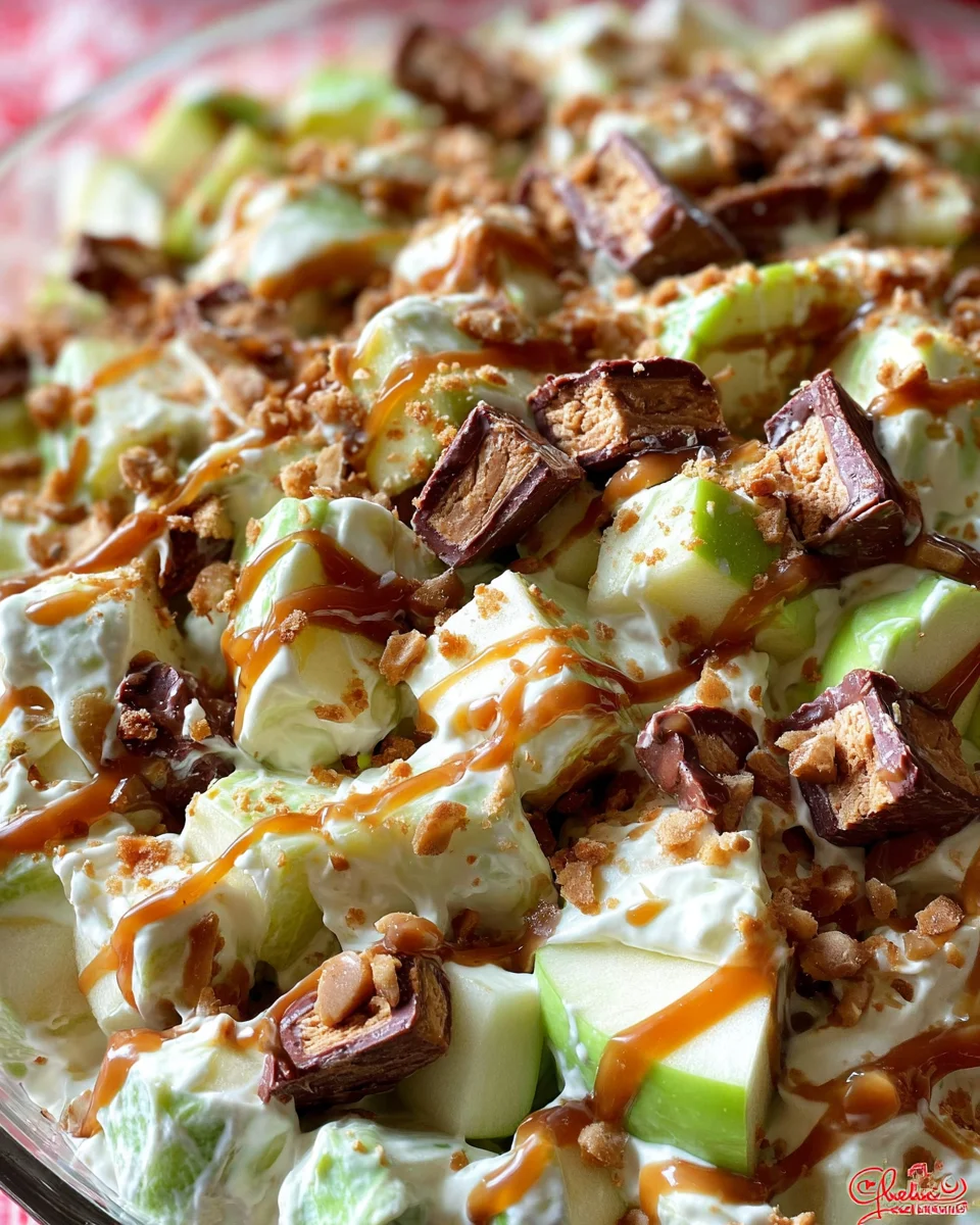 Sweet & Tart Snicker Apple Salad: A Perfect Treat All Year